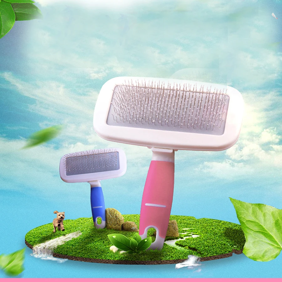 Fur Dog Brush Comb Long Hair Removal Plastic Steel Wire Brush Pet Massage Dog Accessories Trimming Tools Animal Supplies 70Z1398
Fur Dog Brush Comb Long Hair Removal Plastic Steel Wire Brush Pet Massage Dog Accessories Trimming Tools Animal Supplies 70Z1398