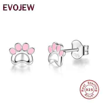 2018 New Cute Silver Pink Enamel Dog Cat Paw Stud Earrings for Child Kids 925 Sterling Silver Earings Fashion Jewelry Gift
2018 New Cute Silver Pink Enamel Dog Cat Paw Stud Earrings for Child Kids 925 Sterling Silver Earings Fashion Jewelry Gift