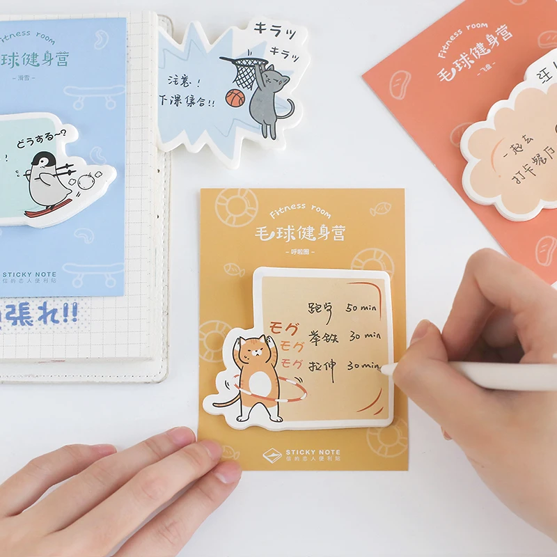 24 pcs/Lot Cute cat dog sticky notes Cute fitness sport memo pad Planner stickers marker post Office accessories School A6617
24 pcs/Lot Cute cat dog sticky notes Cute fitness sport memo pad Planner stickers marker post Office accessories School A6617