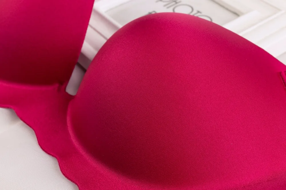 New Fashion Deep Plunge v Women Bras Sexy Seamless Adjustable Convertible Straps Orange/Khaki/Black Push Up Bra 8860 
New Fashion Deep Plunge v Women Bras Sexy Seamless Adjustable Convertible Straps Orange/Khaki/Black Push Up Bra 8860