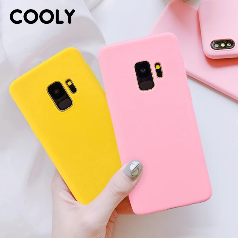Силиконовый чехол COOLY для Samsung Galaxy S10 чехлы S10e S9 S8 Plus S7 S6 Edge телефона ярких цветов