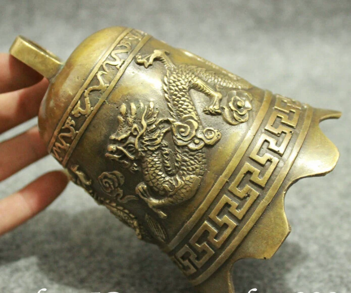 S0475 13CM Folk Tibet Bronze Copper Collect Fly Dragon Statue Buddhism Temple Bell discount 30% (C0324)
S0475 13CM Folk Tibet Bronze Copper Collect Fly Dragon Statue Buddhism Temple Bell discount 30% (C0324)