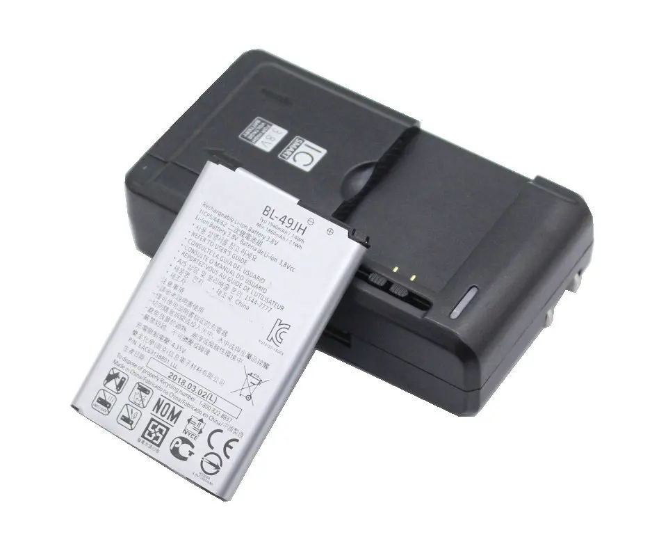 1x 3.8V 1940mAh BL-49JH BL49JH BL 49JH Replacement Battery + Charger for LG K3 LS450 K4 K120 Spree K121 K130 k120e K130e
1x 3.8V 1940mAh BL-49JH BL49JH BL 49JH Replacement Battery + Charger for LG K3 LS450 K4 K120 Spree K121 K130 k120e K130e
