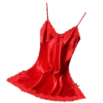 Sexy Spaghetti Strap Sleepshirts Women Lace Trim Sleepdress Mini Dress Solid Color Sleepwear Soft 2019 Summer Nightdress
Sexy Spaghetti Strap Sleepshirts Women Lace Trim Sleepdress Mini Dress Solid Color Sleepwear Soft 2019 Summer Nightdress