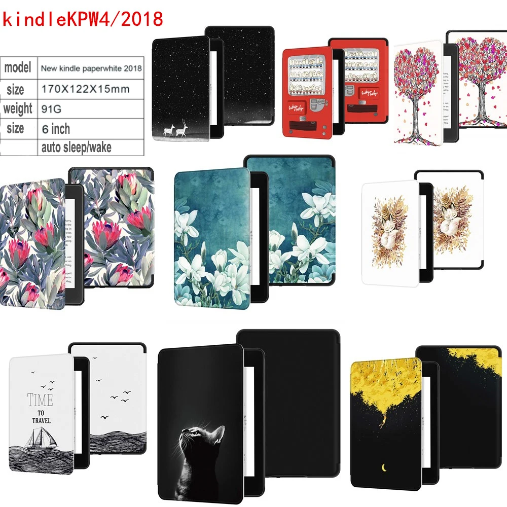 GAUGGER Magnetic Case For Kindle Paperwhite 4 eReader (10th Gen 2018 Released) with Auto Sleep/Wake Ultra-thin Cover
GAUGGER Magnetic Case For Kindle Paperwhite 4 eReader (10th Gen 2018 Released) with Auto Sleep/Wake Ultra-thin Cover