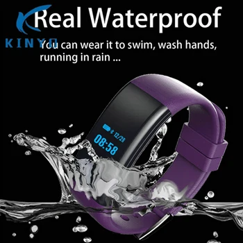 2018 New Smart bracelet wristband Blood pressure Blood oxygen Heart Rate Monitoring IP68 Waterproof Movement step smart band
2018 New Smart bracelet wristband Blood pressure Blood oxygen Heart Rate Monitoring IP68 Waterproof Movement step smart band
