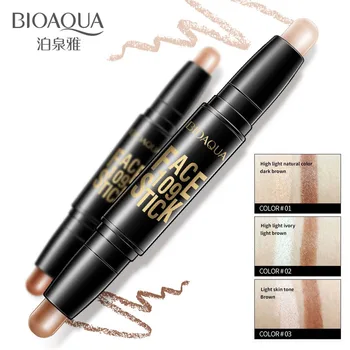 BIOAQUA Face Makeup Concealer Pen Multi effect Double Head 3D Bronzer Highlighter Stick Texture Contour Pencil Foundation
BIOAQUA Face Makeup Concealer Pen Multi effect Double Head 3D Bronzer Highlighter Stick Texture Contour Pencil Foundation