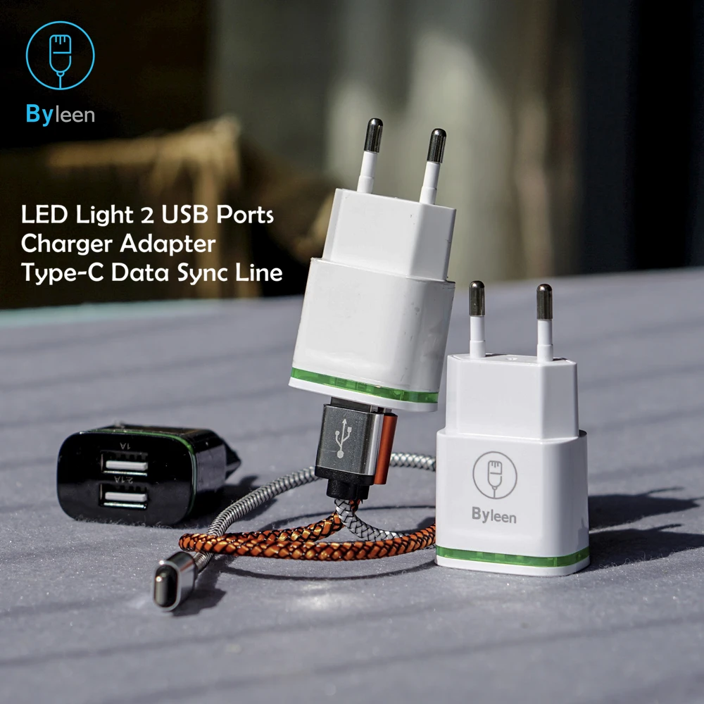 Byleen 0.2/1/2 m short USB Type C Fast Charging Charger 5V 2/1A 2 Ports USB Adapter For Google PIXEL 2 XL huawei p20 lite Galaxy
Byleen 0.2/1/2 m short USB Type C Fast Charging Charger 5V 2/1A 2 Ports USB Adapter For Google PIXEL 2 XL huawei p20 lite Galaxy