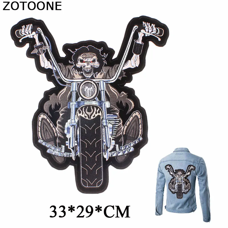 ZOTOONE Vintage Skull Man Patches for Clothing Applique Stickers Trendy Motorcycles Rider Iron on Embroidered Patch DIY Clothes
ZOTOONE Vintage Skull Man Patches for Clothing Applique Stickers Trendy Motorcycles Rider Iron on Embroidered Patch DIY Clothes