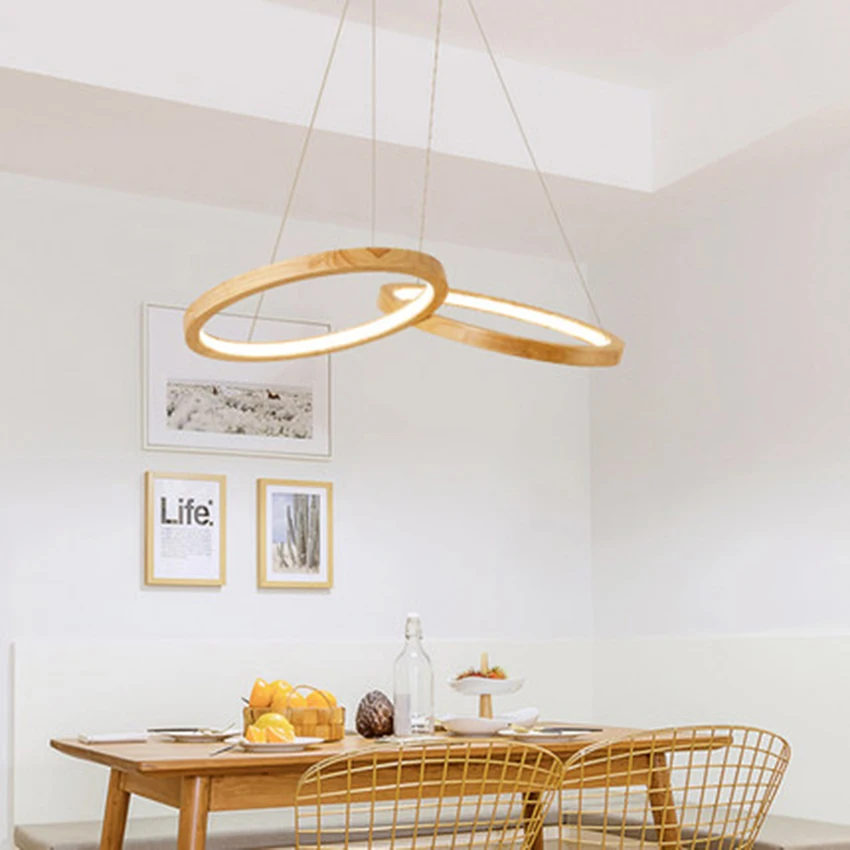 Nordic Wooden LED Pendant Lights Modern Dining Room Two Wooden Round Pendant Lamps Kitchen Fixtures Lighting Luminaire HangLamp
Nordic Wooden LED Pendant Lights Modern Dining Room Two Wooden Round Pendant Lamps Kitchen Fixtures Lighting Luminaire HangLamp