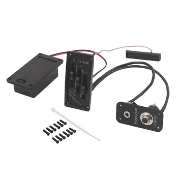 Electric Violin Pickup Adjustable Piezo Preamp Accessory with Active Tone System Violin Accessories
Electric Violin Pickup Adjustable Piezo Preamp Accessory with Active Tone System Violin Accessories