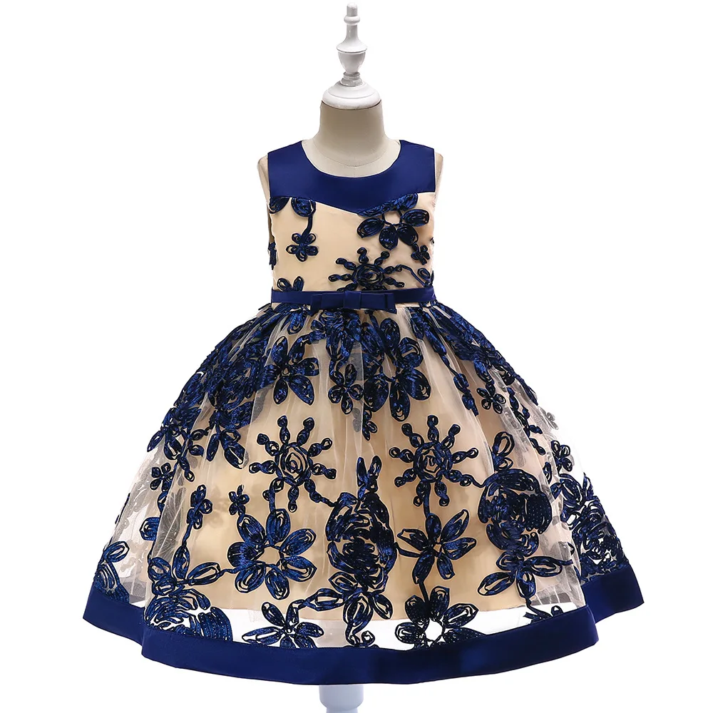 New arrived Girls Ball Gown Dress kids flower Embroidery party dress Children Kid Party Clothes
New arrived Girls Ball Gown Dress kids flower Embroidery party dress Children Kid Party Clothes