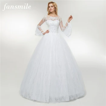 Fansmile 2020 Tulle Mariage Vestido De Noiva Lace Ball Gowns Wedding Dress Custom-made Plus Size Bridal FSM-422F
Fansmile 2020 Tulle Mariage Vestido De Noiva Lace Ball Gowns Wedding Dress Custom-made Plus Size Bridal FSM-422F