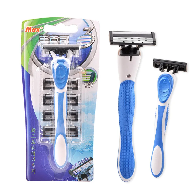 MAX 1 Handle 5 Blade Cartridge Men Razor Blade High Quality Sharp Bikini Razor For Women Stainless Steel Shaving Blade WT066
MAX 1 Handle 5 Blade Cartridge Men Razor Blade High Quality Sharp Bikini Razor For Women Stainless Steel Shaving Blade WT066