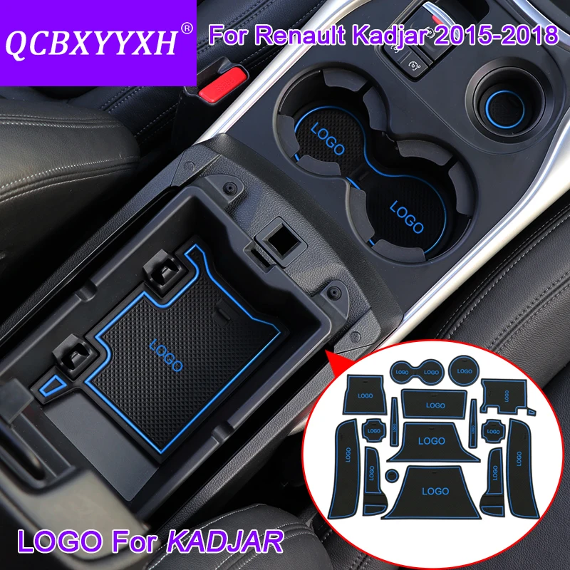 QCBXYYXH Car Styling Slot Pad Interior Door Groove Mat Latex Anti-Slip Cushion For Renault Kadjar 2015-2018 Manual Automatic 
QCBXYYXH Car Styling Slot Pad Interior Door Groove Mat Latex Anti-Slip Cushion For Renault Kadjar 2015-2018 Manual Automatic