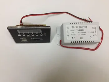 12V / 1A power supply 12V Car Travel MP3 Player Bluetooth Decoder Board Remote Control RC FM Radio USB SD AUX set
12V / 1A power supply 12V Car Travel MP3 Player Bluetooth Decoder Board Remote Control RC FM Radio USB SD AUX set