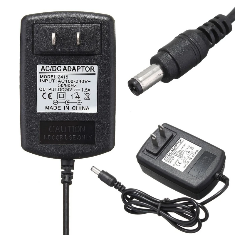 Image Mayitr 24V 1.5A Scooter Bike Battery Charger Adapter US Plug Suitable For Razor E100 E125 E500S PR200