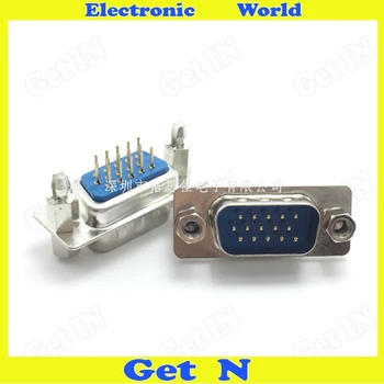 20pcs HDP15 DB15 Serial Male Socket Gold-plated Copper Straight Leg Connector 3 Rows Harpoon Welded Plate Socket With Rivet
20pcs HDP15 DB15 Serial Male Socket Gold-plated Copper Straight Leg Connector 3 Rows Harpoon Welded Plate Socket With Rivet