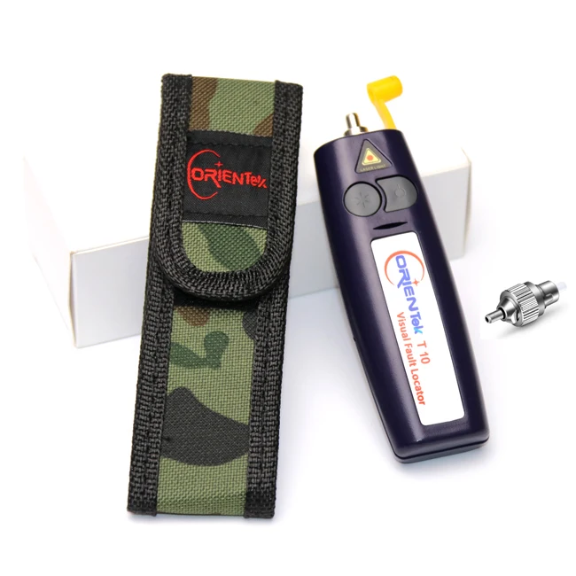 10mw 10km 650nm Mini Fiber Optical Light Visual Fault Locator VFL Fiber Tester Orientek T10 
10mw 10km 650nm Mini Fiber Optical Light Visual Fault Locator VFL Fiber Tester Orientek T10