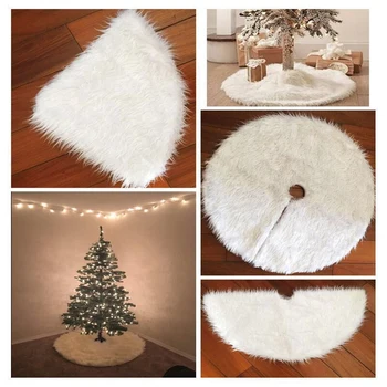 1PC New Year Home Outdoor Decor Event Party Tree Skirts Creative White Plush Christmas Tree Skirts Fur Carpet Xmas Decoration
1PC New Year Home Outdoor Decor Event Party Tree Skirts Creative White Plush Christmas Tree Skirts Fur Carpet Xmas Decoration