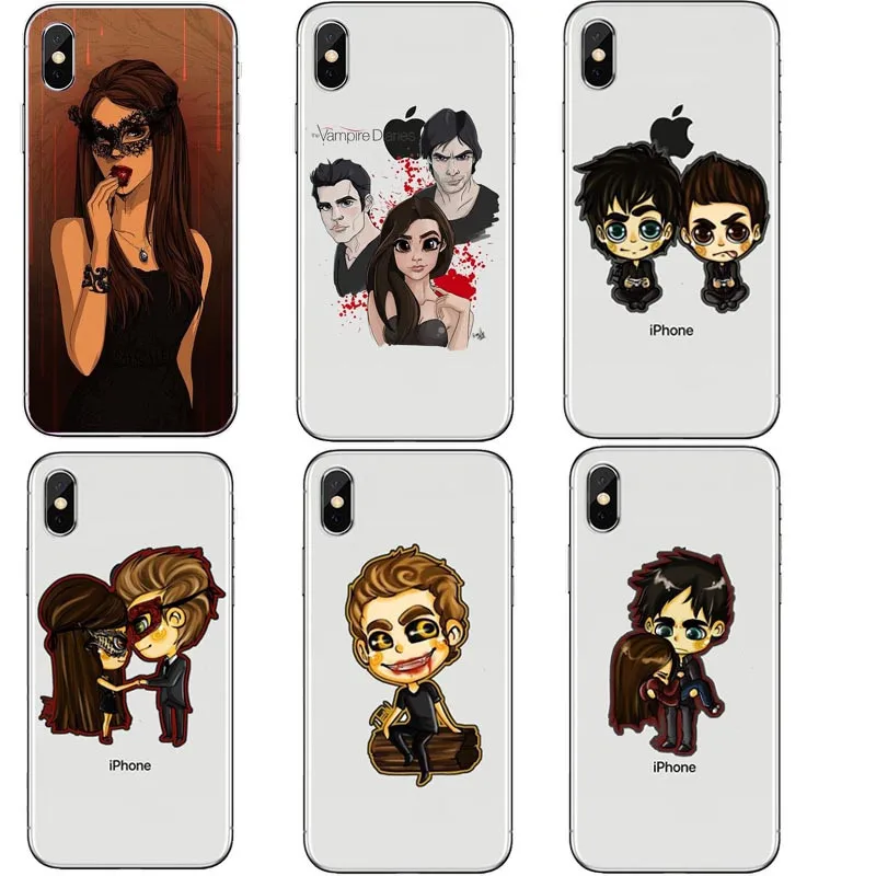 The Vampire Diaries silicone TPU Transparent Cover Case For iPhone5S SE 6 6SPlus 7 7Plus 8 8Plus X10 XR XS Max XS Max
The Vampire Diaries silicone TPU Transparent Cover Case For iPhone5S SE 6 6SPlus 7 7Plus 8 8Plus X10 XR XS Max XS Max
