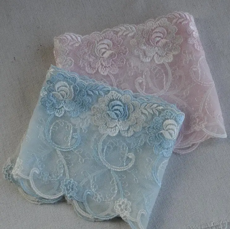 2 Meters Blue Pink Lace Fabric 12cm Width Lace Trim DIY Doll Craft for Sewing Embroidered Lace Trim Clothing Free Shipping
2 Meters Blue Pink Lace Fabric 12cm Width Lace Trim DIY Doll Craft for Sewing Embroidered Lace Trim Clothing Free Shipping