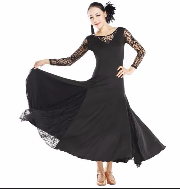 DB23877 lace ballroom dress-3
