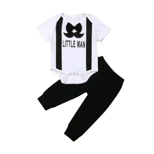 Baby Clothes 2pcs Toddler Newborn Baby Boy Clothes Little Men Romper Tops+Long Pants Outfit Set
Baby Clothes 2pcs Toddler Newborn Baby Boy Clothes Little Men Romper Tops+Long Pants Outfit Set