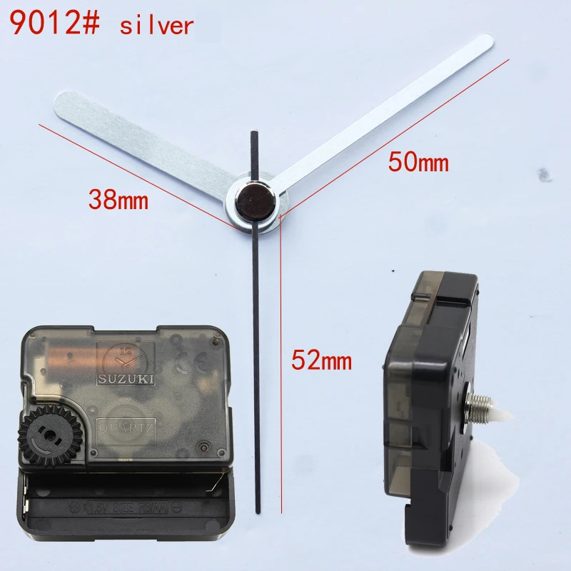 Suzuki Silent Movement Plastic Wall Clock Movement with 9012# silver hands Clock Accessory Quartz Clock Movement HS88
Suzuki Silent Movement Plastic Wall Clock Movement with 9012# silver hands Clock Accessory Quartz Clock Movement HS88