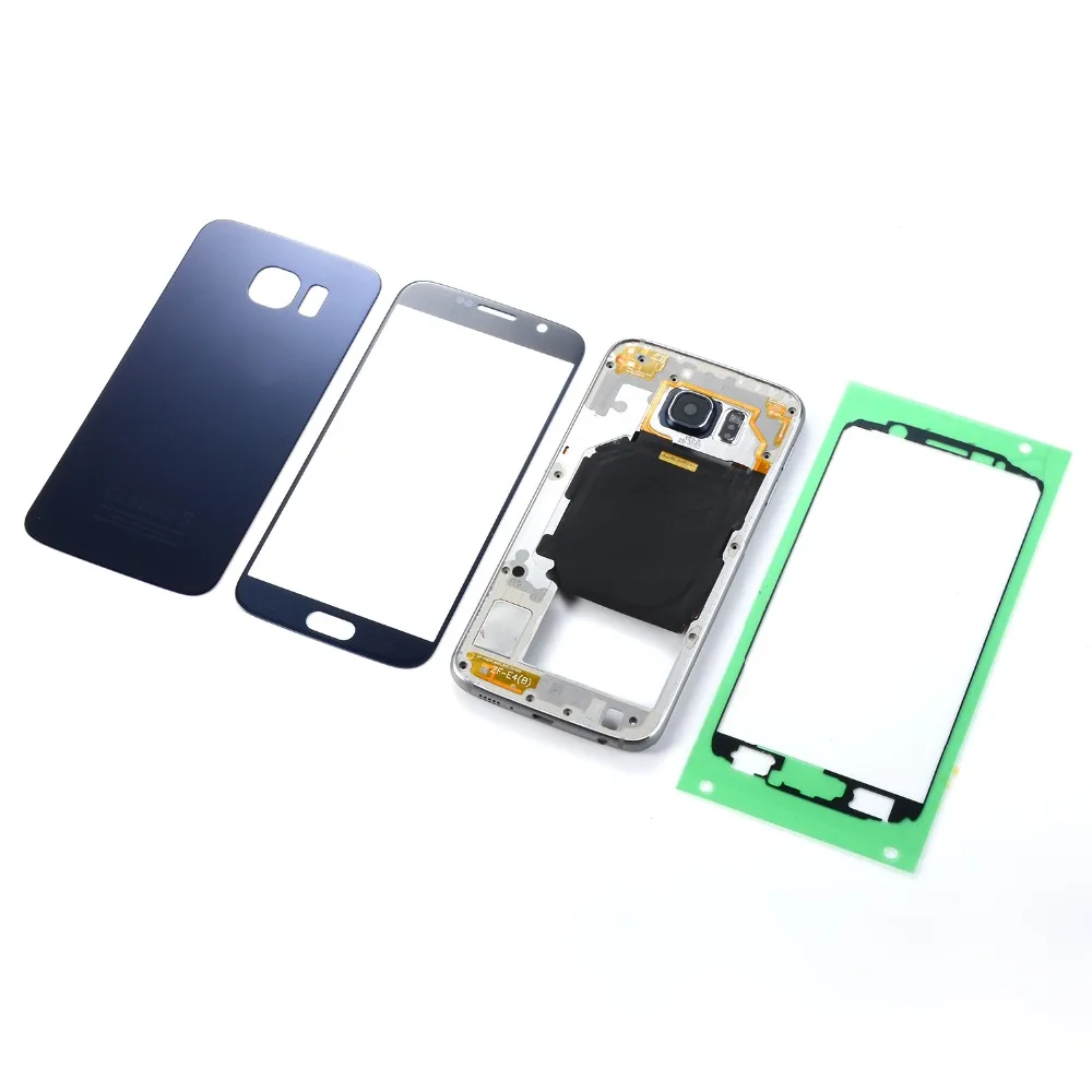 For Samsung S6 G920F G920P Housing Metal Middle Frame Battery Back Cover+LCD Display Touch Screen Sensor Glass+Adhesive
For Samsung S6 G920F G920P Housing Metal Middle Frame Battery Back Cover+LCD Display Touch Screen Sensor Glass+Adhesive