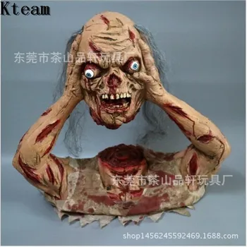 2017 New Horror Ghost Bloody Broken Head Skull Halloween Props Replica Haunted House Room Escape Horrible props Zombie Mummies
2017 New Horror Ghost Bloody Broken Head Skull Halloween Props Replica Haunted House Room Escape Horrible props Zombie Mummies