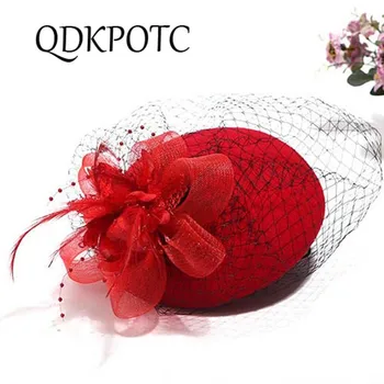 QDKPOTC New Women Linen Feather Fedoras Ladies Cocktail Dinner Party Cap Wedding Bridal Hat Vintage Sombreros Chapeau Black Pin
QDKPOTC New Women Linen Feather Fedoras Ladies Cocktail Dinner Party Cap Wedding Bridal Hat Vintage Sombreros Chapeau Black Pin