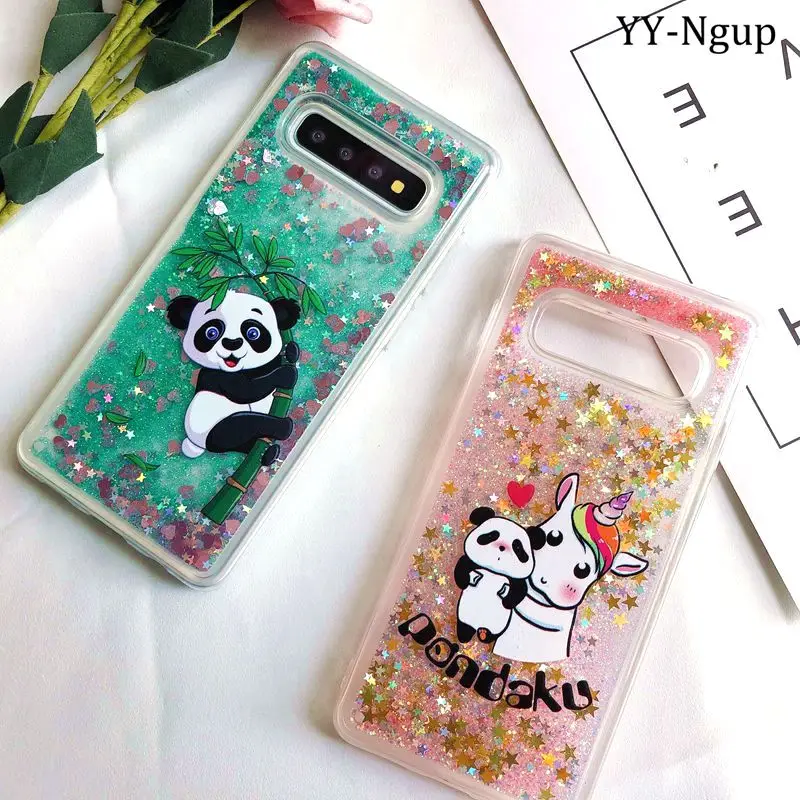 S10 Case on for Coque Samsung S10 Plus Case Cute Panda Liquid quicksand Cover for Samsung Galaxy S10 S10E S10+ S8 S9 Plus Cases
S10 Case on for Coque Samsung S10 Plus Case Cute Panda Liquid quicksand Cover for Samsung Galaxy S10 S10E S10+ S8 S9 Plus Cases