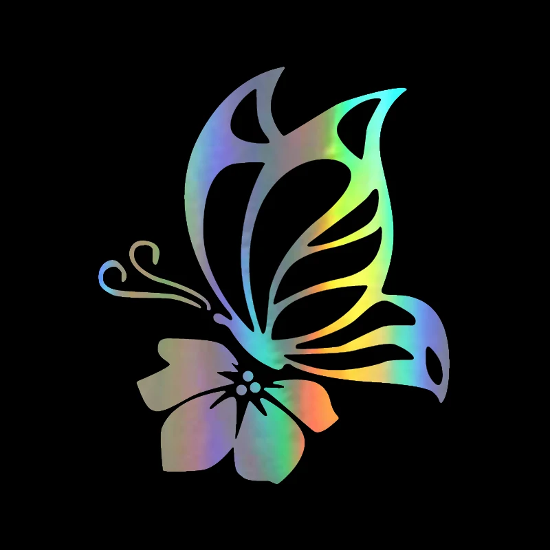 15.2*12.8CM Bumper Car Sticker 3D Butterfly With Flower Fashion Vinyl Sticker Funny Stickers and Decals Vinyl Car Styling Laser
15.2*12.8CM Bumper Car Sticker 3D Butterfly With Flower Fashion Vinyl Sticker Funny Stickers and Decals Vinyl Car Styling Laser