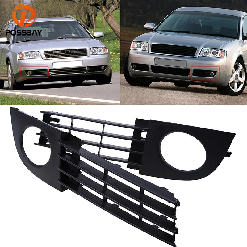 POSSBAY Car Fog Light Lamp Cover Bumper Lower Grille Grills for Audi A6 C5 2002 2003 2004 2005 Car-styling Auto Replacement
POSSBAY Car Fog Light Lamp Cover Bumper Lower Grille Grills for Audi A6 C5 2002 2003 2004 2005 Car-styling Auto Replacement