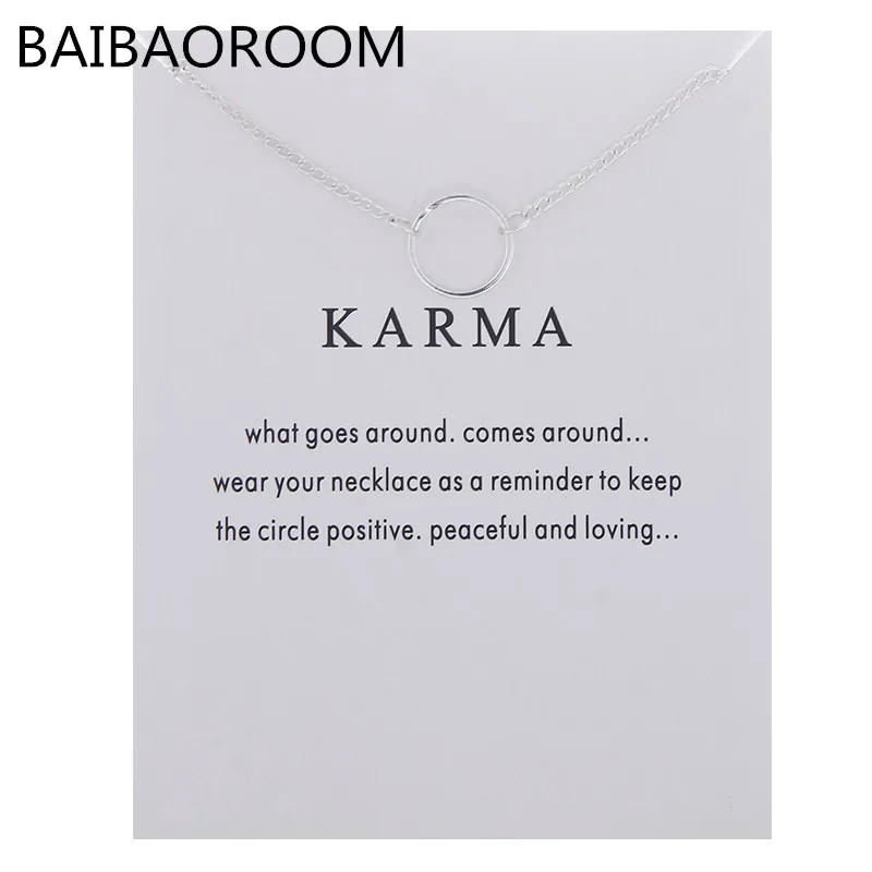 karma Double chain Circle necklace gold-color Pendant necklaces Fashion Clavicle Chains Statement Necklace Women Jewelry
karma Double chain Circle necklace gold-color Pendant necklaces Fashion Clavicle Chains Statement Necklace Women Jewelry