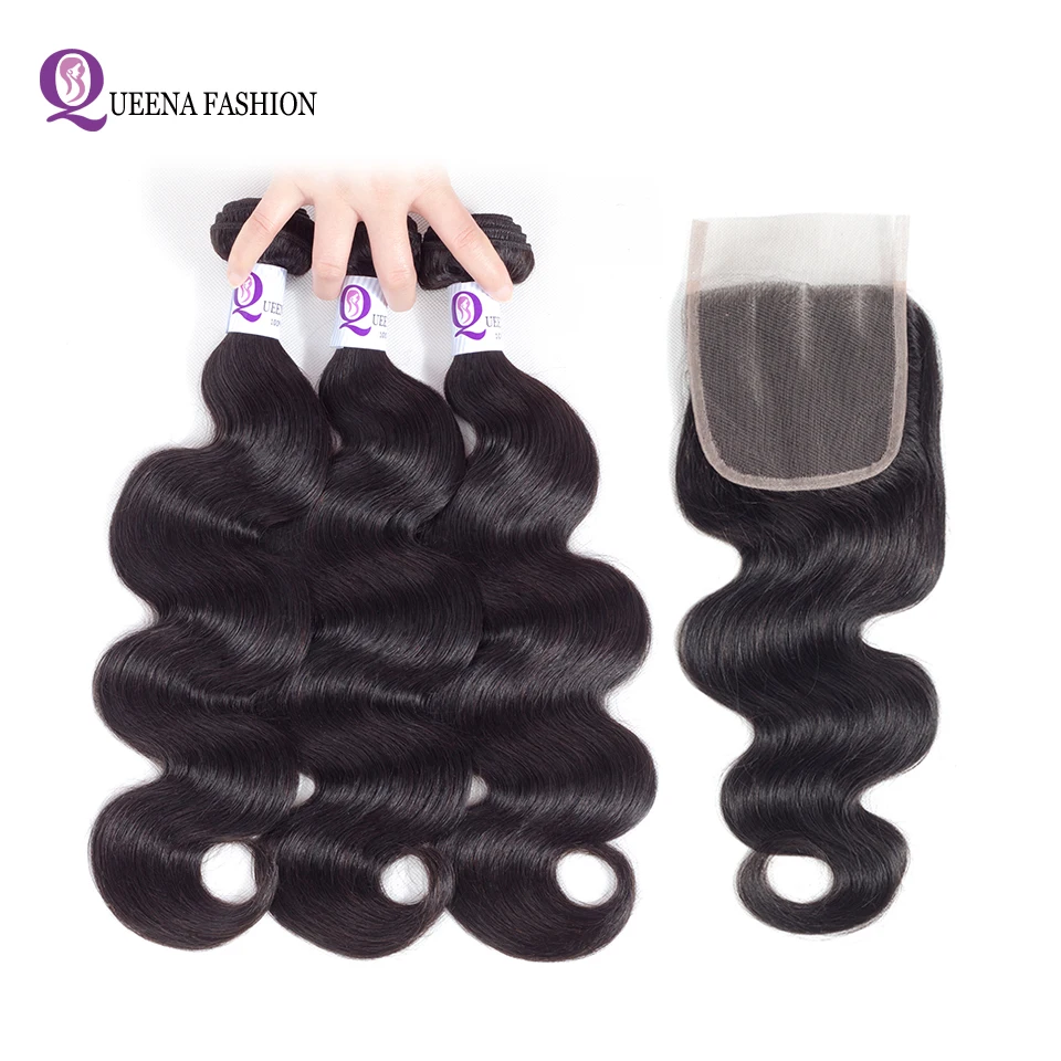 Queena Fashion Raw Indian Body Bave Bundles With Closure 100% Human Hair 3 bundles With Closure Non Remy Hair With Closure
Queena Fashion Raw Indian Body Bave Bundles With Closure 100% Human Hair 3 bundles With Closure Non Remy Hair With Closure