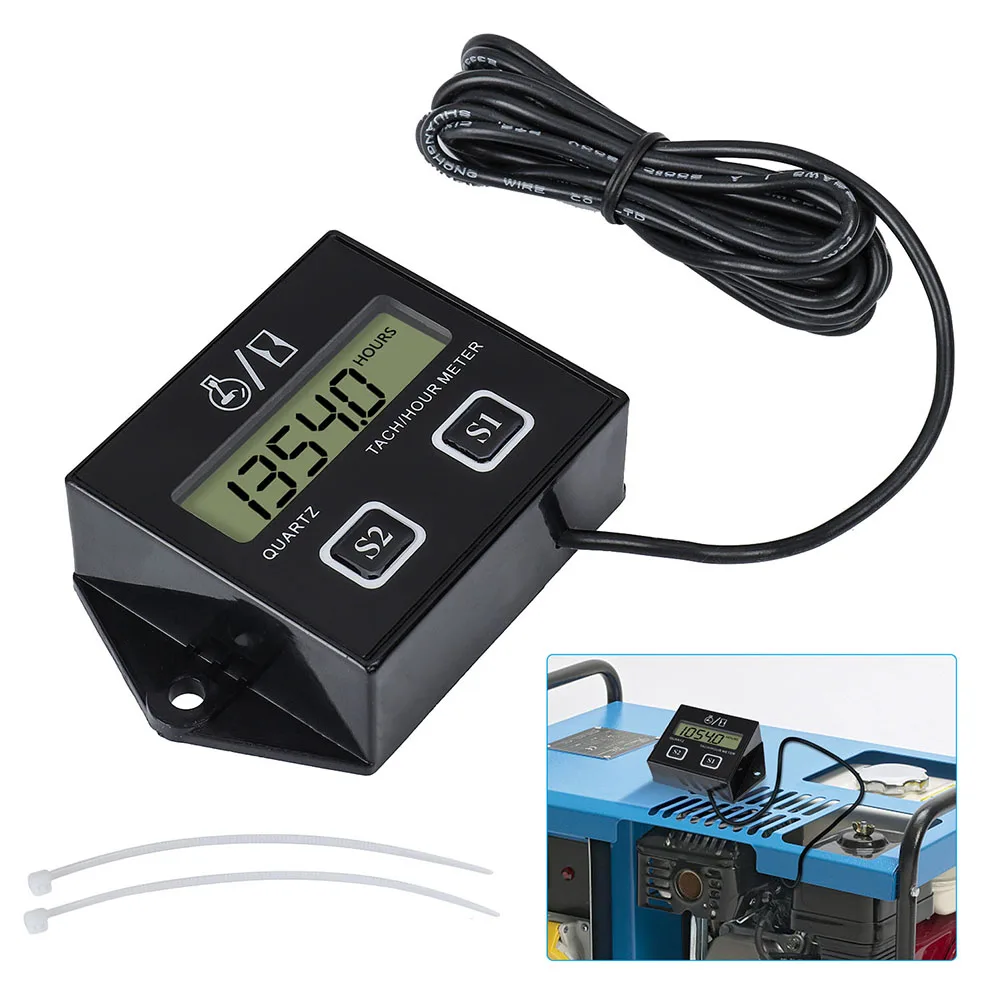 LCD Digital Display Moto Engine Tach Hour Meter Motorcycle Tachometer Gauge Motor Stroke Engine Car Boat Motorcycle
LCD Digital Display Moto Engine Tach Hour Meter Motorcycle Tachometer Gauge Motor Stroke Engine Car Boat Motorcycle