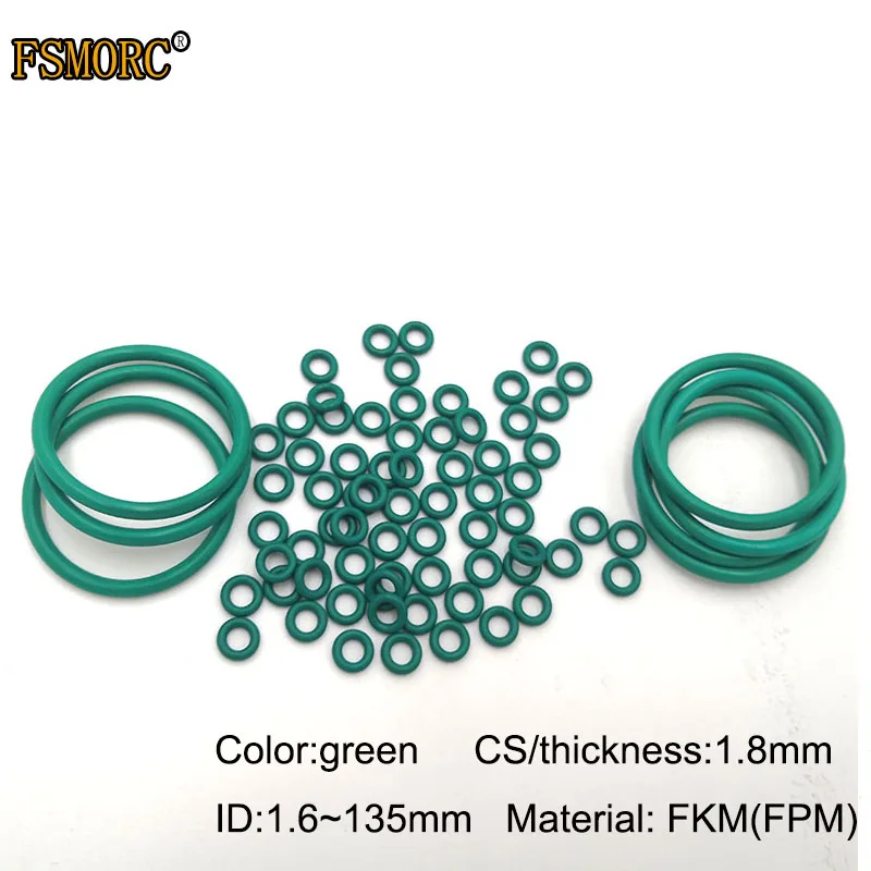 1.6~135mm ID *1.8mm thickness/CS FKM Viton o ring seal dichtung green Gasket of motorcycle part FPM o-ring
1.6~135mm ID *1.8mm thickness/CS FKM Viton o ring seal dichtung green Gasket of motorcycle part FPM o-ring