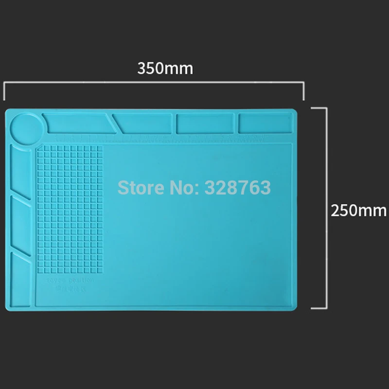 35x25cm Heat Insulation Silicone Pad Electrical BGA Soldering Repair Station Maintenance Platform with Screw Location Mat
35x25cm Heat Insulation Silicone Pad Electrical BGA Soldering Repair Station Maintenance Platform with Screw Location Mat