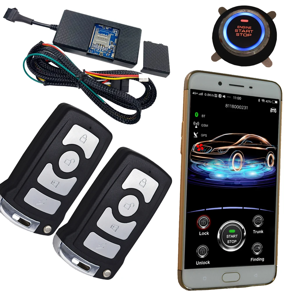 Cardot APP voice monitoring smart key engine start stop vehicle alarm with gps tracker module
Cardot APP voice monitoring smart key engine start stop vehicle alarm with gps tracker module