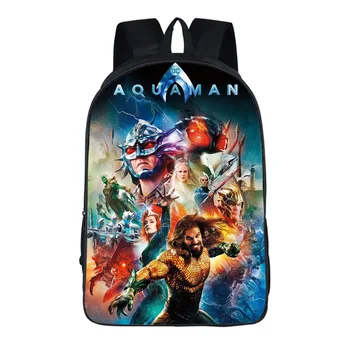 16inch NEW Movie Print BackBag For Children Aquaman Backpack For Kids School Bags Bookbags For Students Teens Casual Travel Bags
16inch NEW Movie Print BackBag For Children Aquaman Backpack For Kids School Bags Bookbags For Students Teens Casual Travel Bags