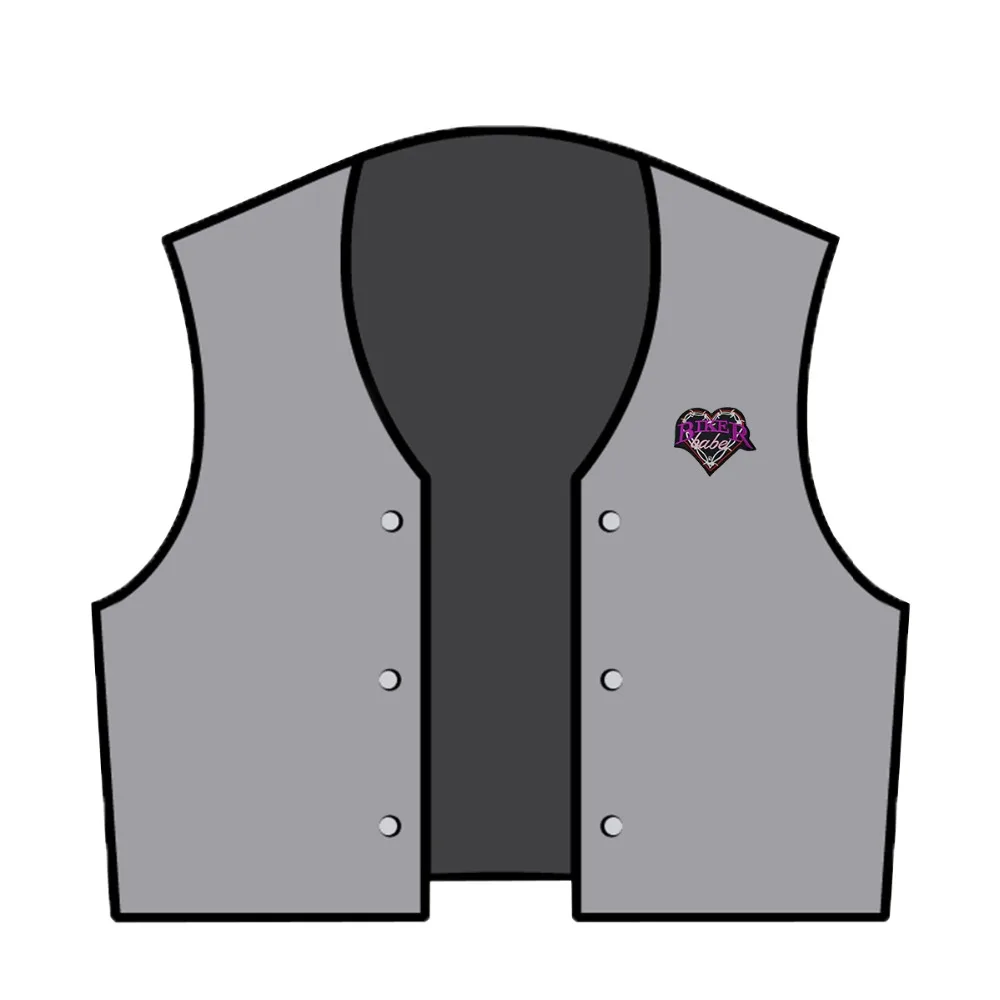 Heart shape biker babe patch Custom iron on Embroider Patches clothing decoration Free Shipping cloth stickers (4)