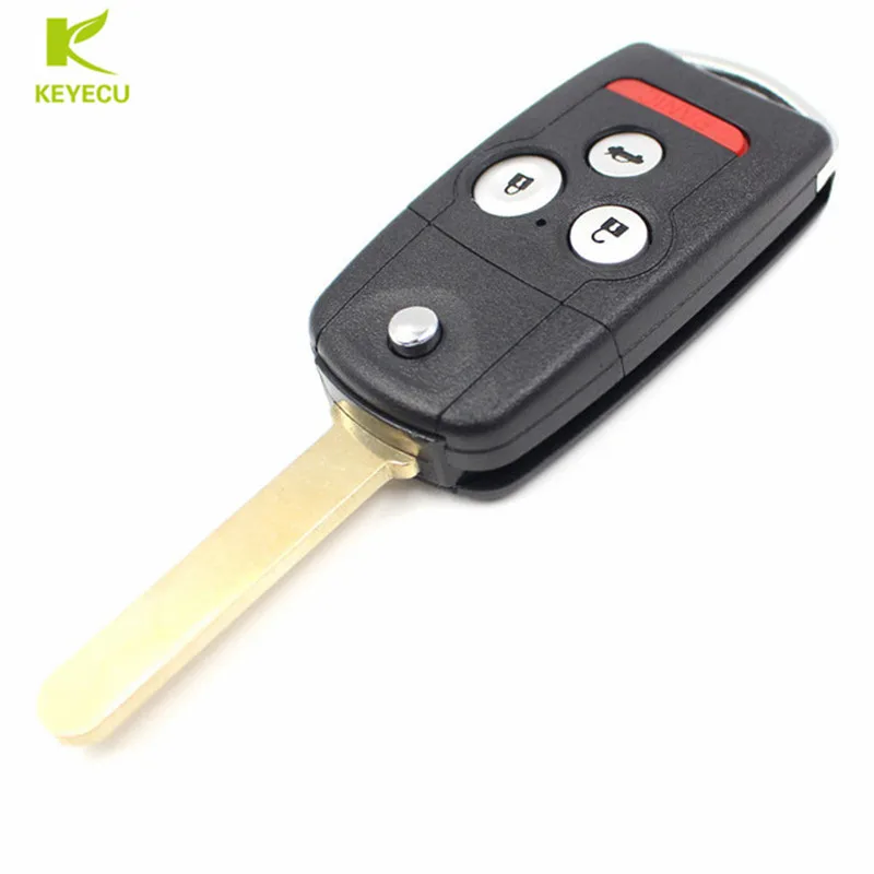 

KEYECU 4 Button New Replacement Remote Key Fob 313.8MHz ID46 Chip for Acura TL 2007-2008 FCC ID: OUCG8D-439H-A