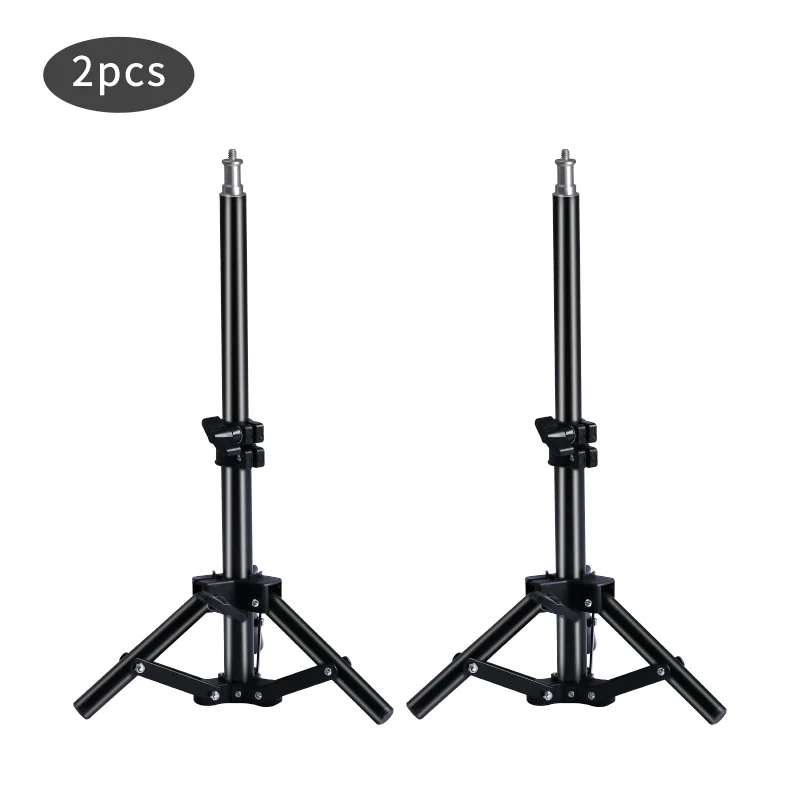 2pcs 37CM Light Stand 1/4 Screw Head Studio Lighting Lamp Tripod for E27 Photo Studio Video Lamp Bracket Holder
2pcs 37CM Light Stand 1/4 Screw Head Studio Lighting Lamp Tripod for E27 Photo Studio Video Lamp Bracket Holder