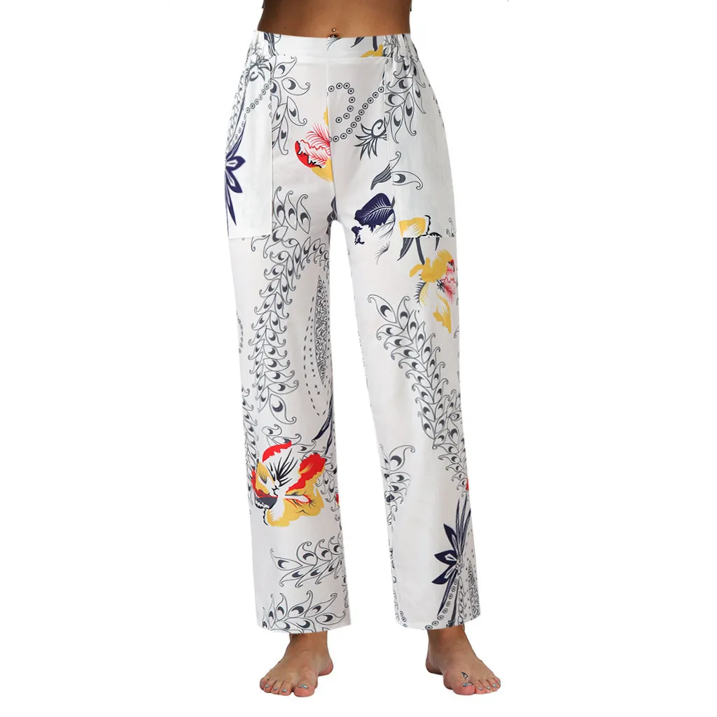 Women Casual Loose Trousers Baggy Boho Loose Printed Wide-leg Pants Cargo Pants Women Pantalon Femme Pantalones Mujer
Women Casual Loose Trousers Baggy Boho Loose Printed Wide-leg Pants Cargo Pants Women Pantalon Femme Pantalones Mujer