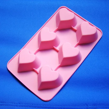 Hot sale(2pcs/lot) Silicone 6 heart cake mould chocolate mold Lover Handmade Soap Mold Ice cream Bakery Tool Suit for Oven
Hot sale(2pcs/lot) Silicone 6 heart cake mould chocolate mold Lover Handmade Soap Mold Ice cream Bakery Tool Suit for Oven