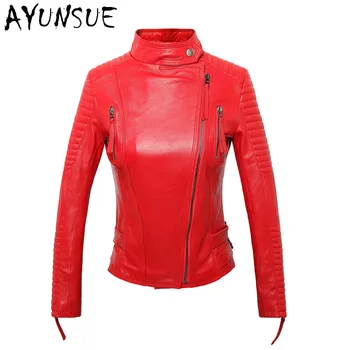 AYUNSUE Genuine Leather Jackets Women Jacket Feminina Women's Clothing Sheepskin Red Jacket Plus Size Slim Fit Outerwear WXF019
AYUNSUE Genuine Leather Jackets Women Jacket Feminina Women's Clothing Sheepskin Red Jacket Plus Size Slim Fit Outerwear WXF019