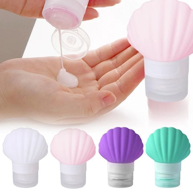 40/90ML Bottle Silicone Cosmetic Bottled Shampoo Storage Bottles Soft Portable Conchas Vial Points Bottle for Travel
40/90ML Bottle Silicone Cosmetic Bottled Shampoo Storage Bottles Soft Portable Conchas Vial Points Bottle for Travel
