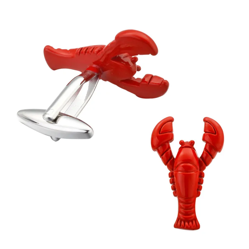 High quality men's wedding Cufflinks Funny little animal red lobster Cufflinks 5 pairs of packaging for sale
High quality men's wedding Cufflinks Funny little animal red lobster Cufflinks 5 pairs of packaging for sale